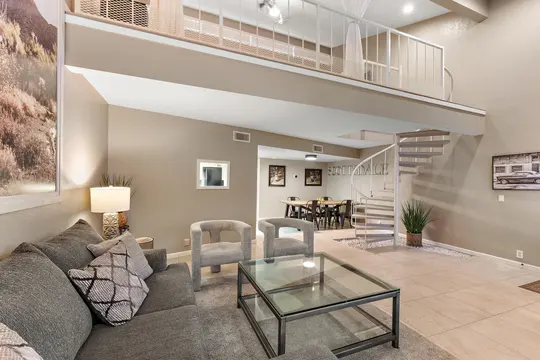Old Town Lofts, Unit 1 — living and dining space