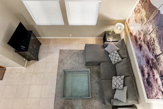 Old Town Lofts, Unit 1 — living and dining space
