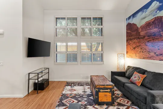 Old Town Lofts, Unit 2 — living and dining space