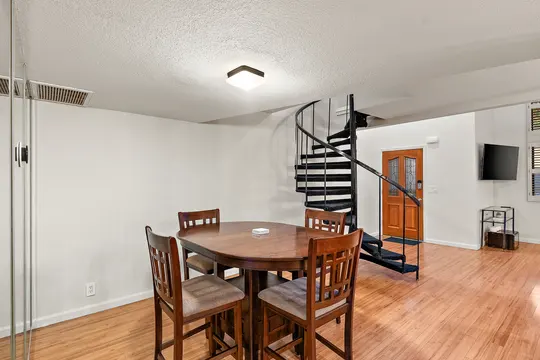 Old Town Lofts, Unit 2 — living and dining space