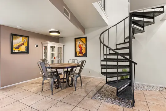 Old Town Lofts, Unit 3 — living and dining space