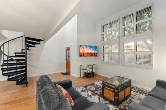 Old Town Lofts, Unit 2 — living and dining space