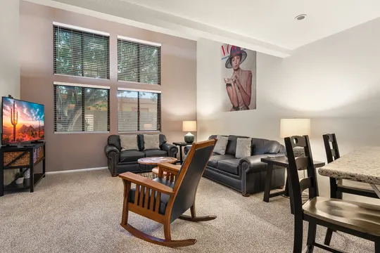 Old Town Lofts, Unit 3 — living and dining space