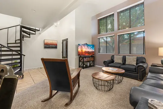 Old Town Lofts, Unit 3 — living and dining space