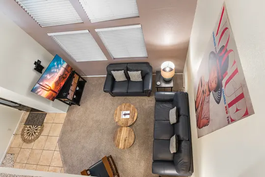 Old Town Lofts, Unit 3 — living and dining space